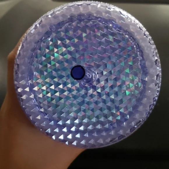 Starbucks Summer 2021 venti Cold Cup Purple Ombre Bling - Picture 3 of 7